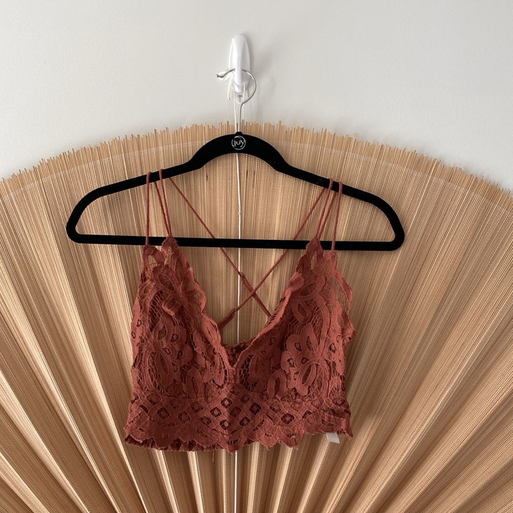 Free People Adella Bralette Copper